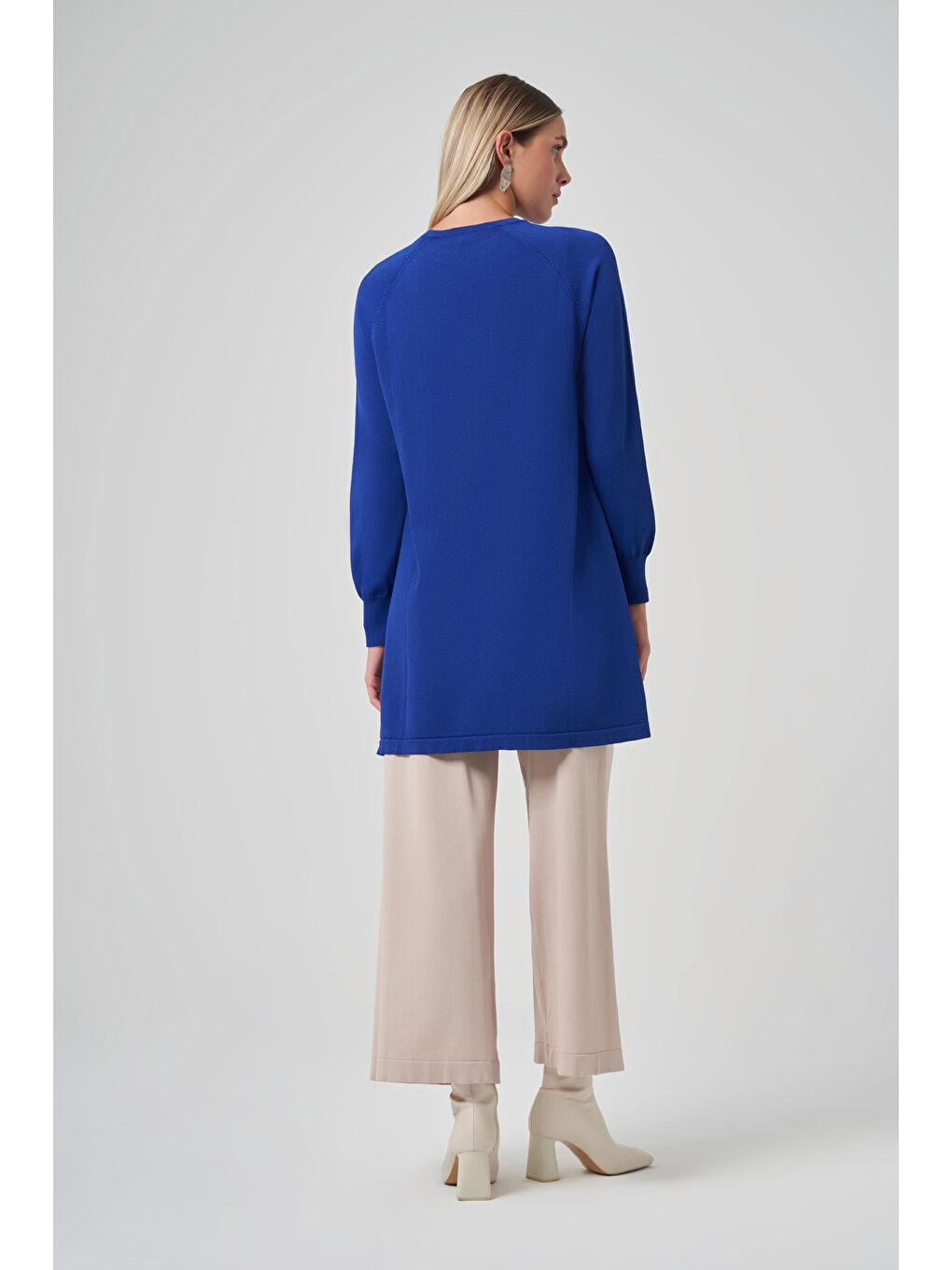 Mavi Basic Triko Tunik 907 Saks-2