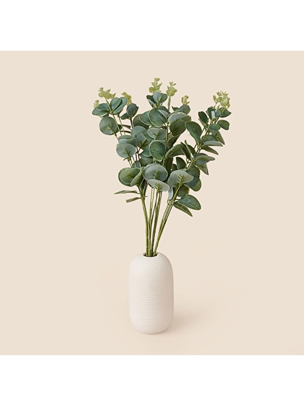 Deco Okaliptus 4'lü Dal Çiçek - Yeşil - 48 cm