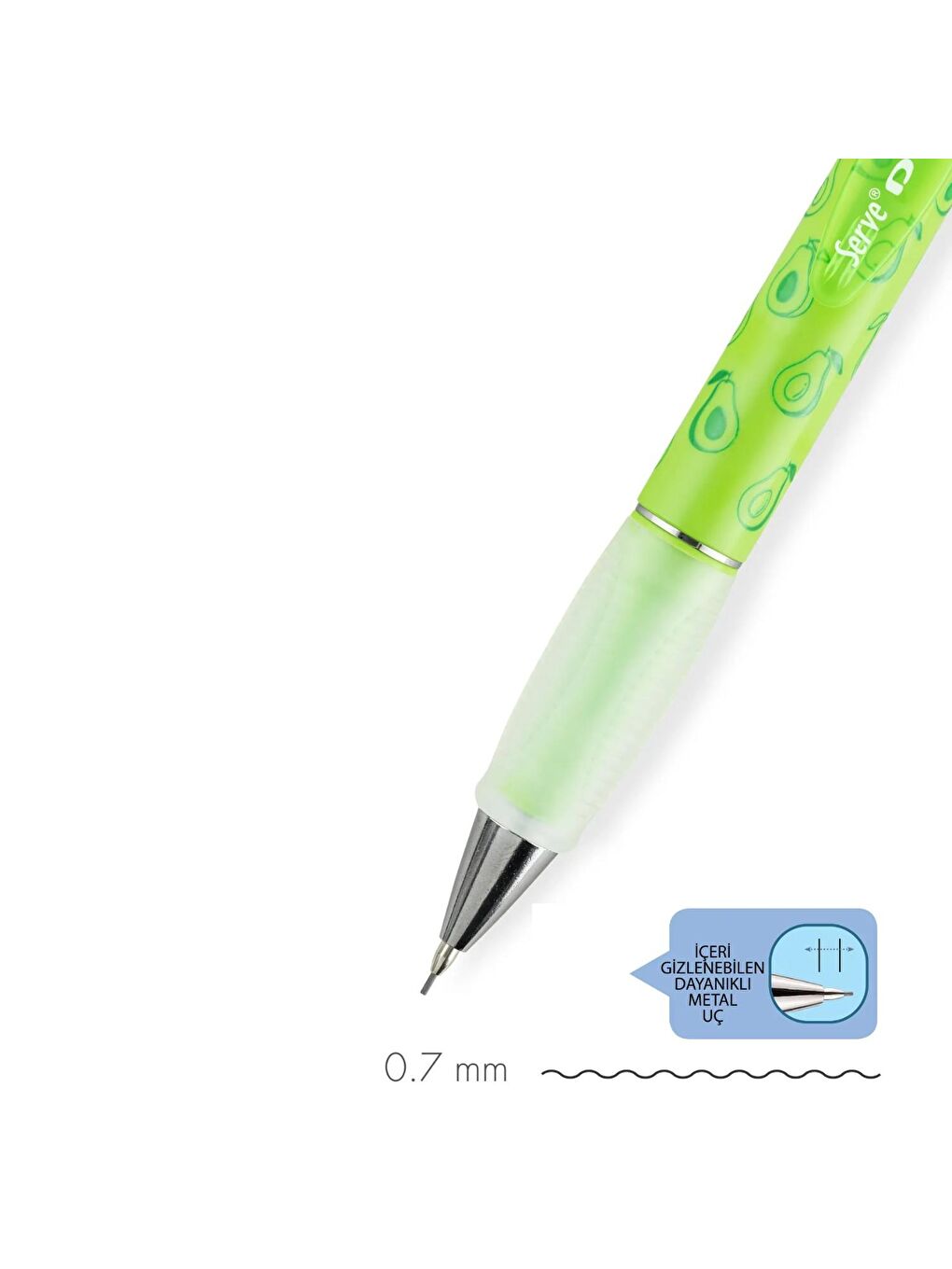 Deep Mekanik Versatil Kalem Meyve Temalı 0.7-2