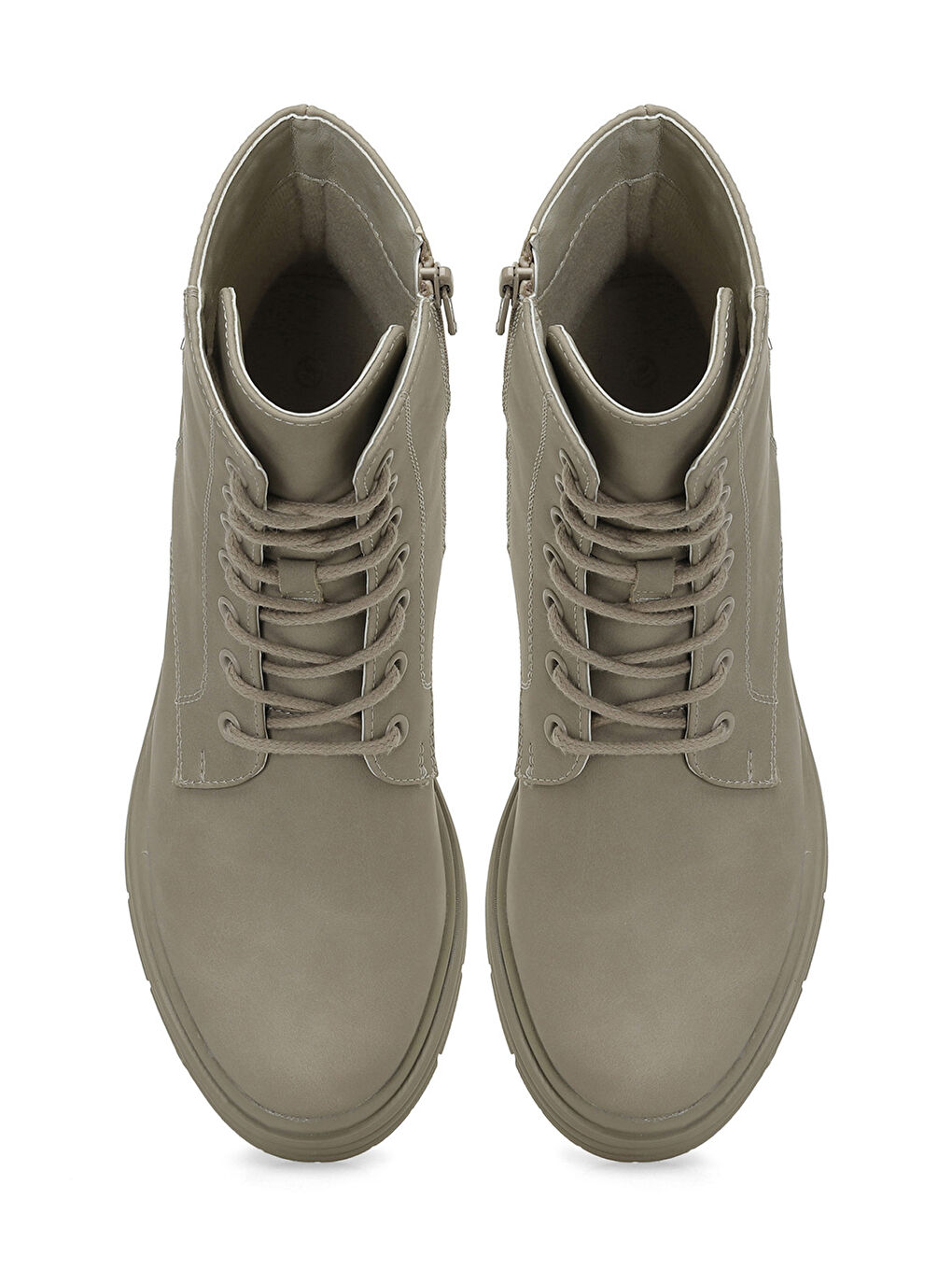 Bej 324614N.Z 4PR Vizon Kadın Topuklu Bot-3