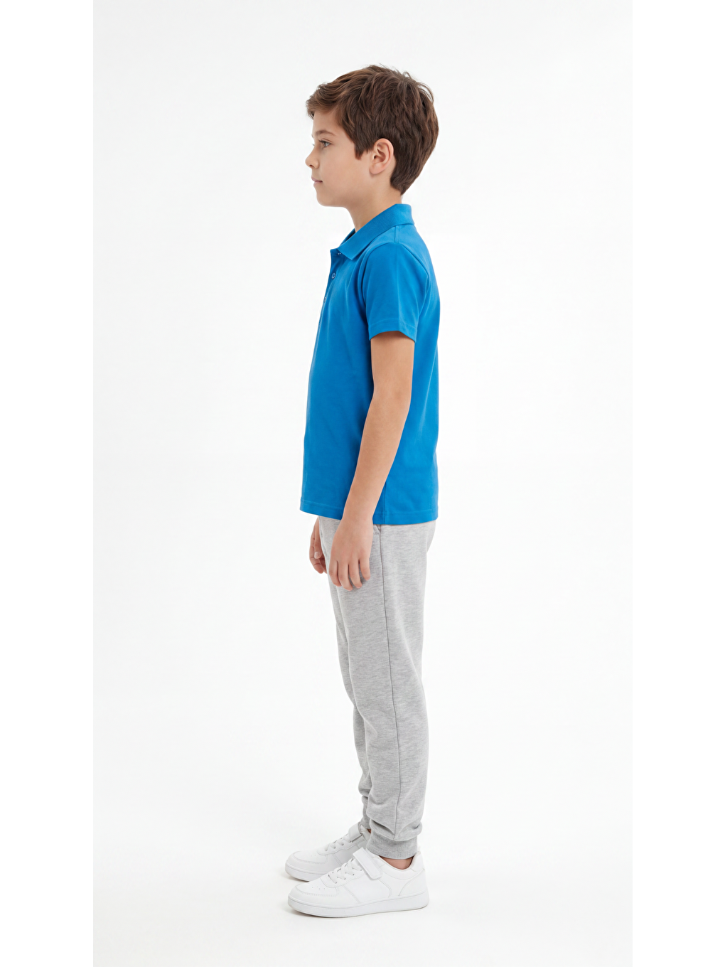 Mavi Erkek Çocuk Okul Kısa Kol Polo Yaka Lakost-2