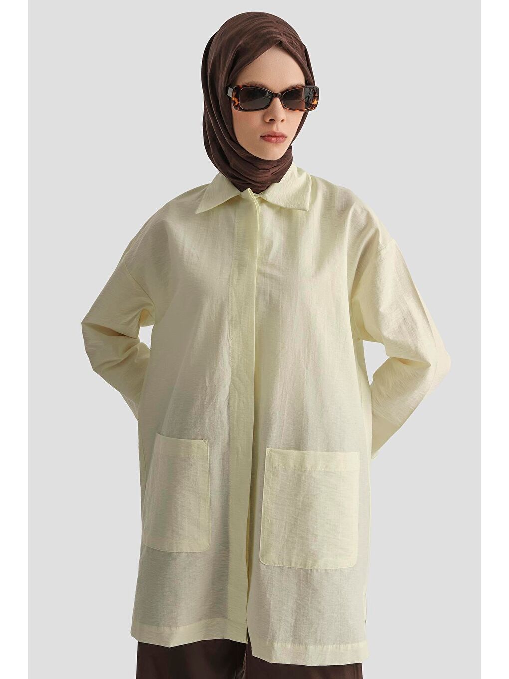 Pamuk Karışımlı Kap 25Kd4008 Açık Sarı-3