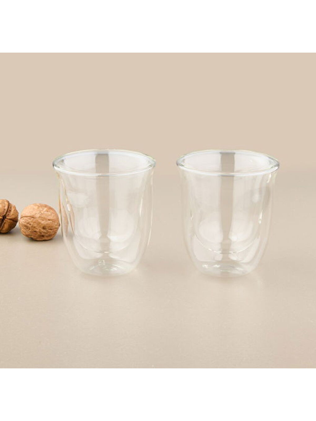 Renksiz Double Wall 2'li Bardak - Şeffaf - 200 ml-2