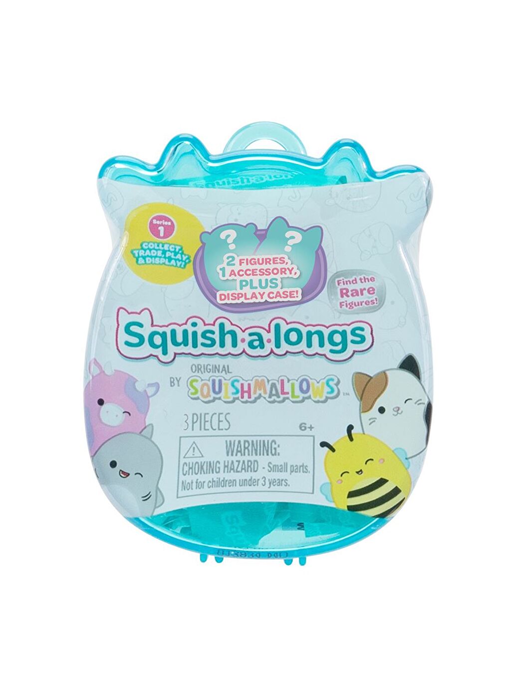 Squish-a-longs 2 Figür + Yüzük Sürpriz Paket Seri 1 AL0049-1