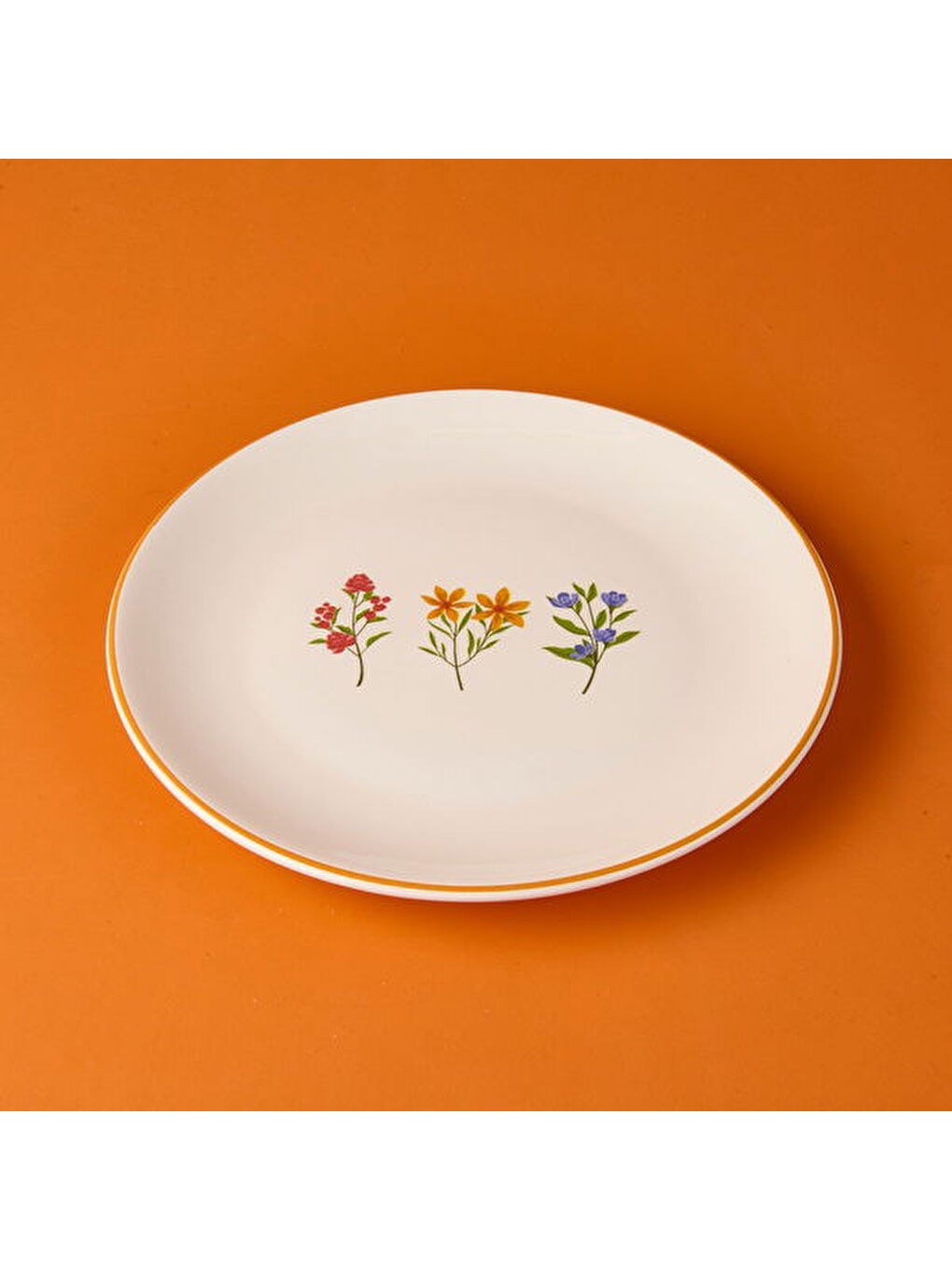 Karışık Kitchen 12 Parça Çıtır Çiçekli Seramik Kahvaltı Takımı - Renkli-4