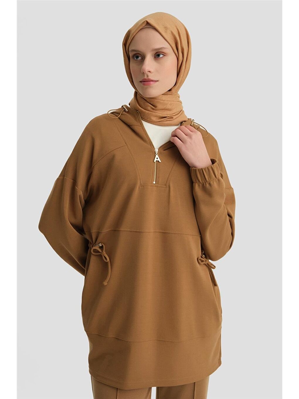 Kahverengi Sweat 24Kd6803 Camel-3