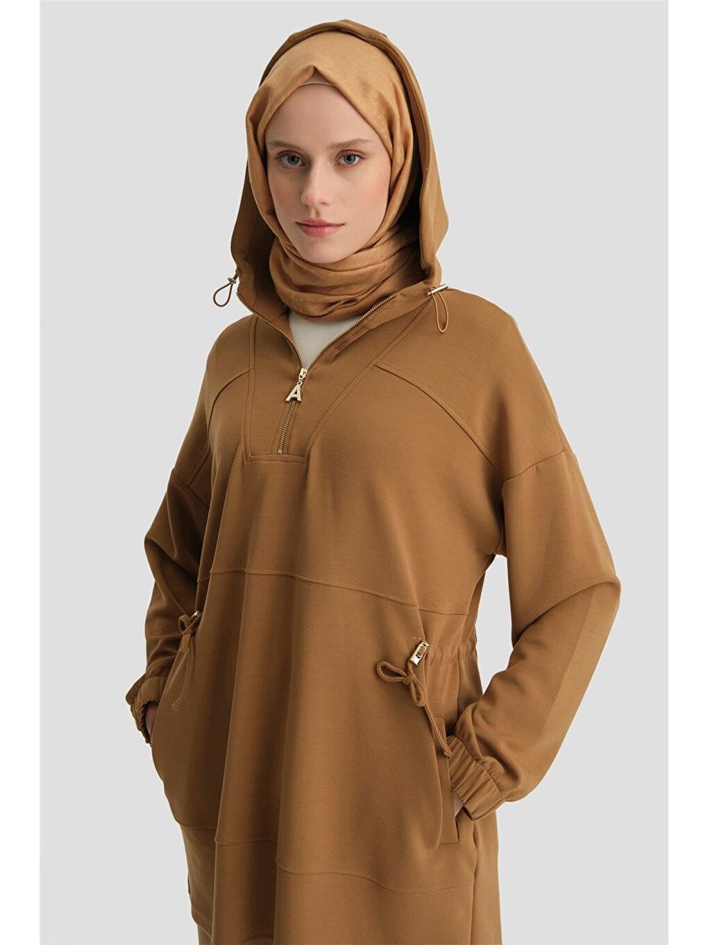 Kahverengi Sweat 24Kd6803 Camel-5