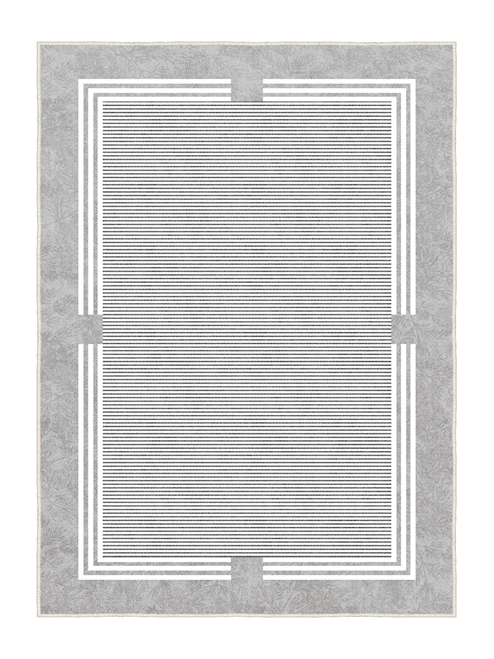 Gri Modern Dekoratif Yıkanabilir Kaymaz Taban Halı – İnce, Yumuşak Salon Halısı, Mutfak Halısı ve Yolluk