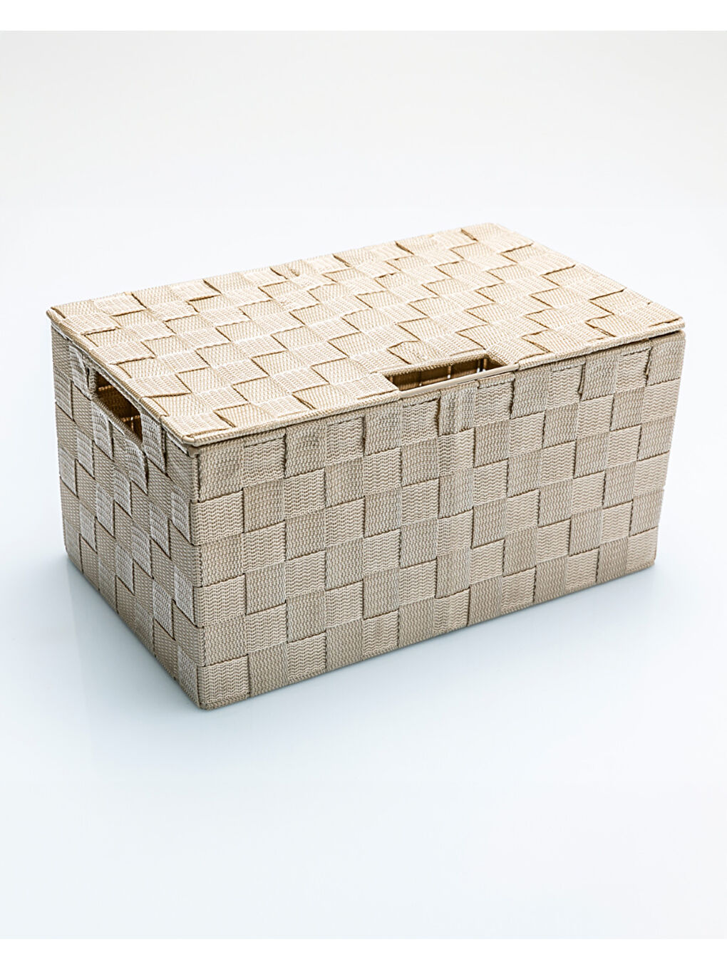 Shine Kapaklı Saklama Kutusu Bej
