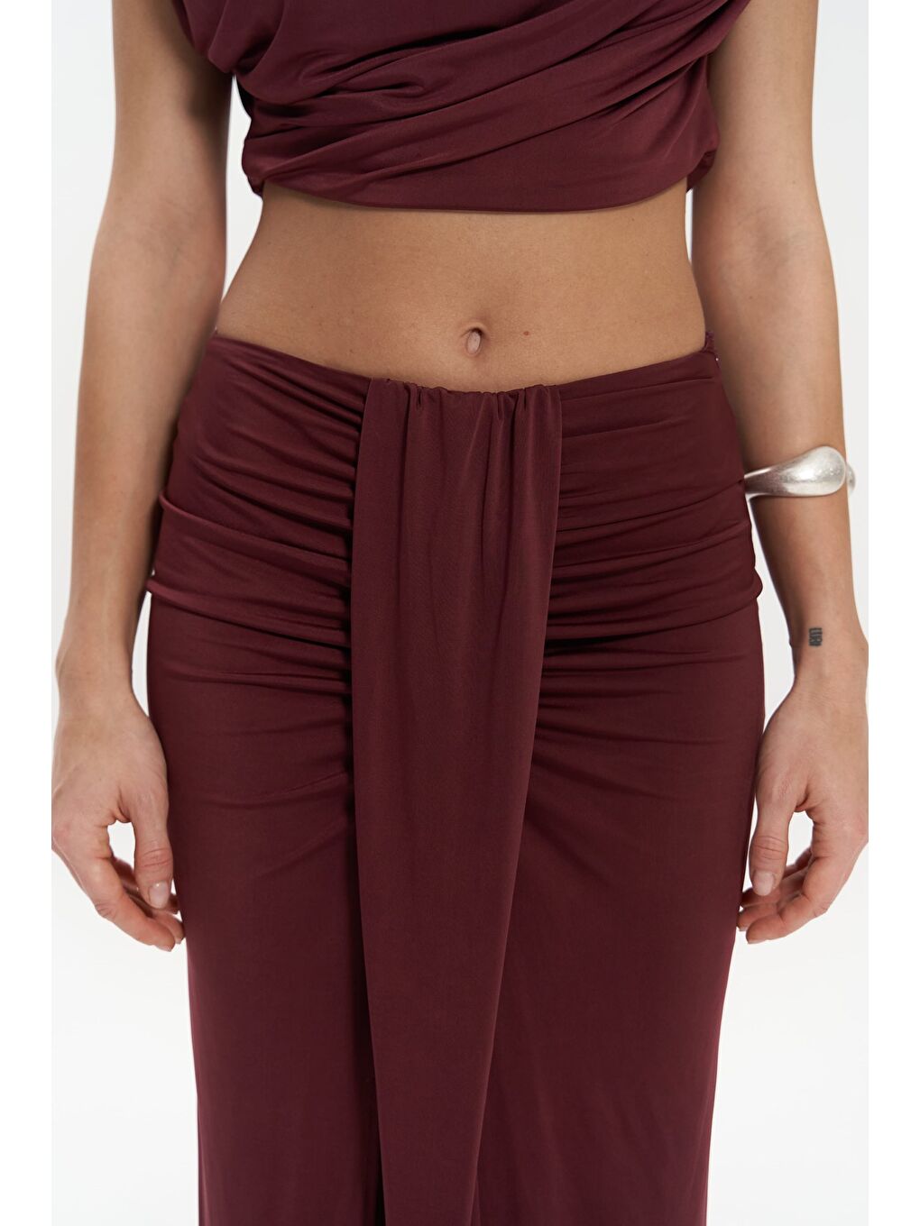 Mai Collection Easton Bordo Crop Etek Takım - 4