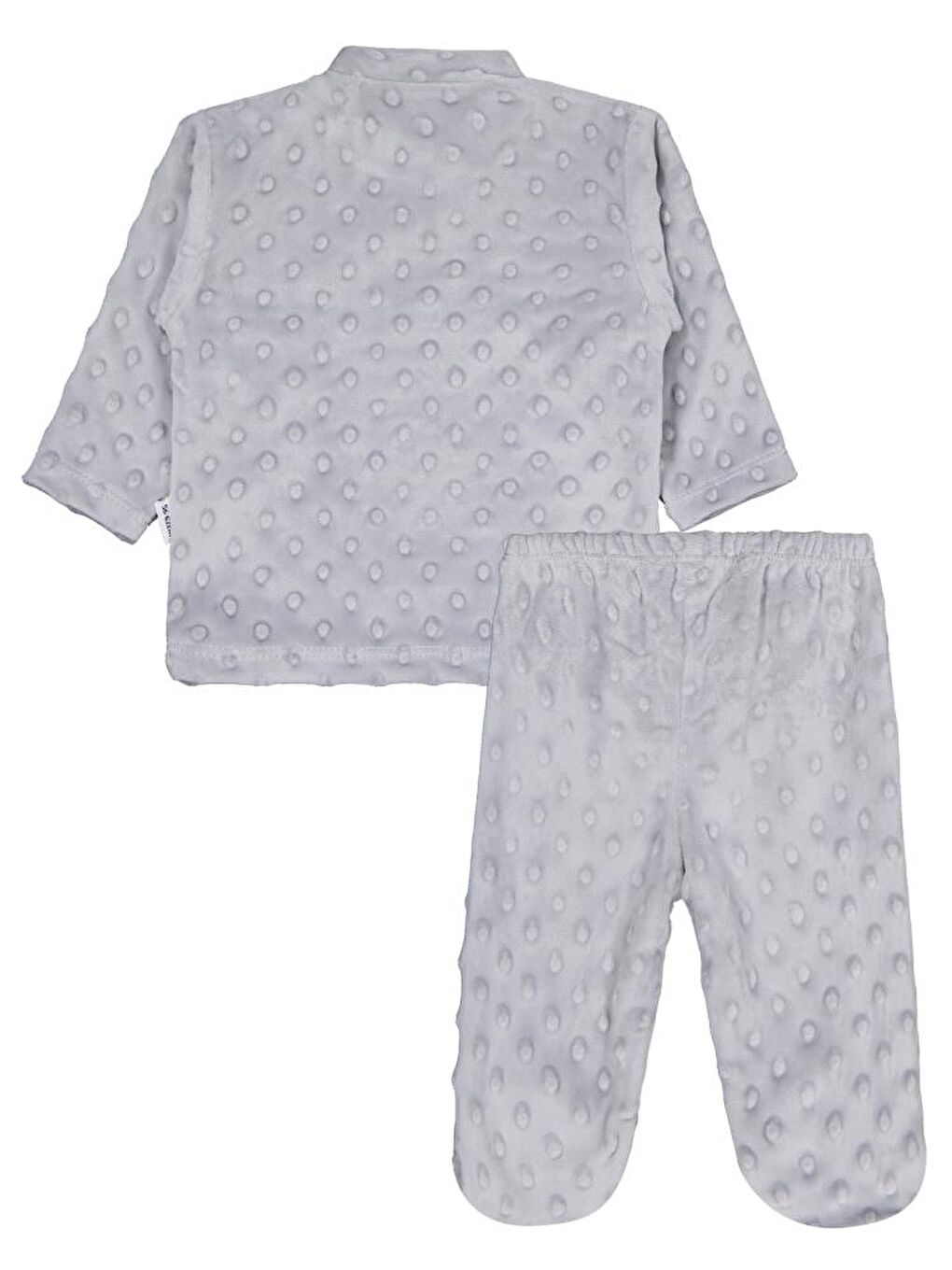 Tavşanlı Ayı Patikli 2Li Pijama Takım 1-6 Ay Pijama Takımı - Gri 6-9 Ay-2