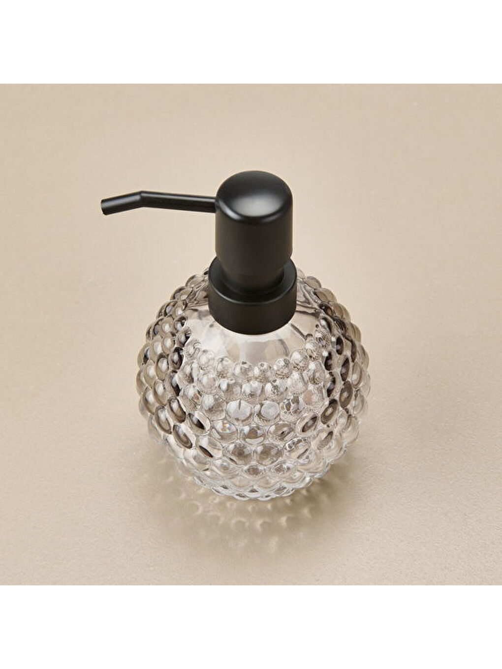 Damla Desenli Sıvı Sabunluk - Antrasit-1