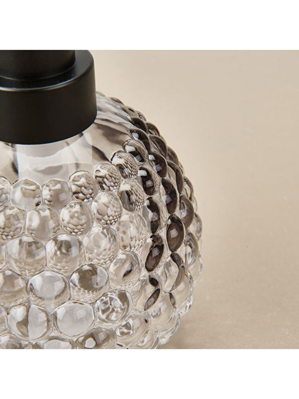 Damla Desenli Sıvı Sabunluk - Antrasit-2