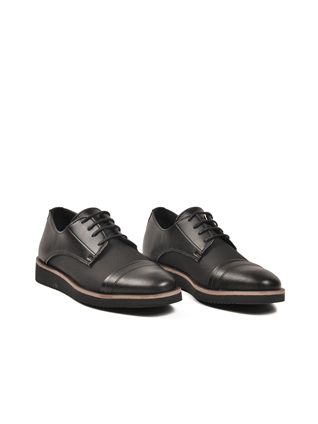 Siyah Bağcıklı Erkek Casual Ayakkabı 481 M-2