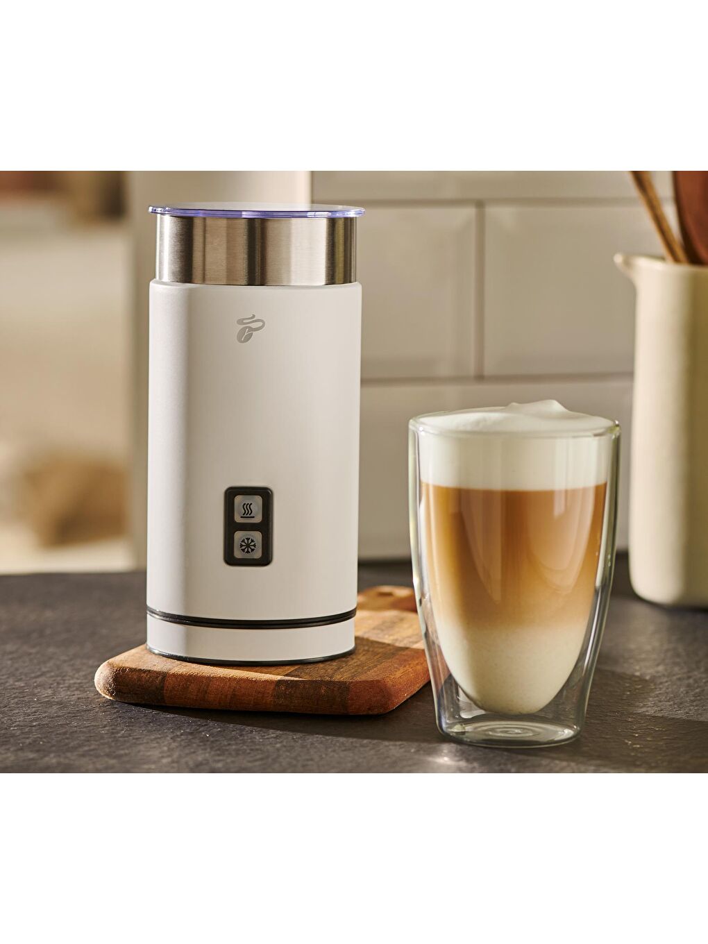 Elektrikli Süt Köpürtücü, Beyaz