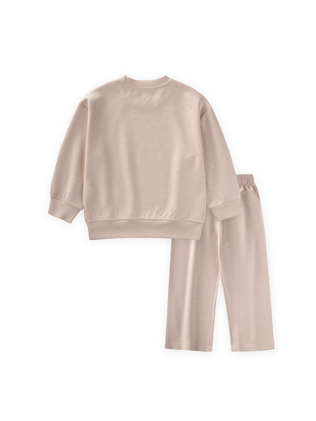 Komple Taşlı Modal Takım 3-8 Yaş Bej-1