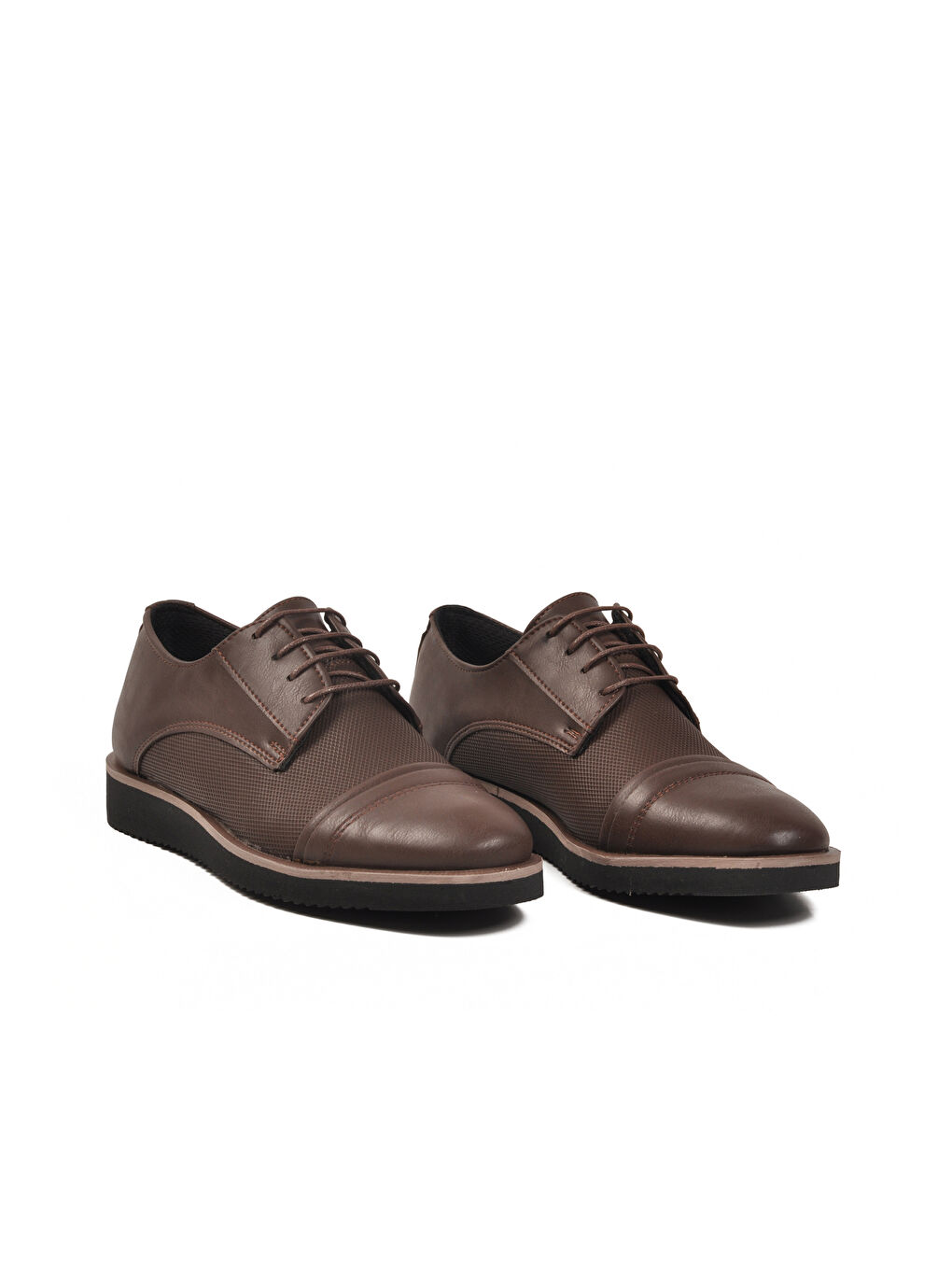 Kahverengi Kahve Bağcıklı Erkek Casual Ayakkabı 481 M-2