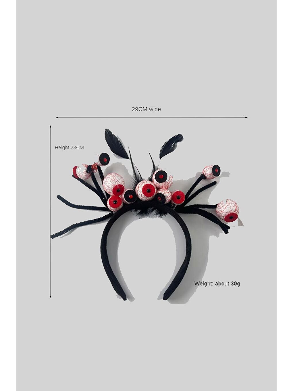 Siyah Kanlı Gözler Korkunç Parti Tacı-7