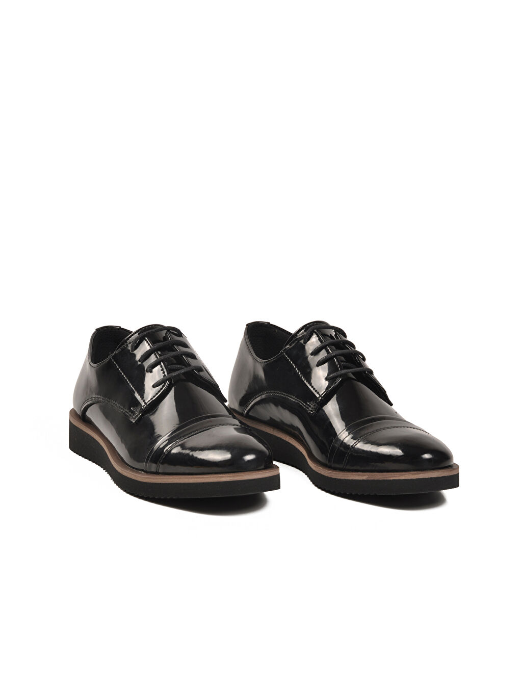 Siyah Rugan Bağcıklı Erkek Casual Ayakkabı 481 M-2