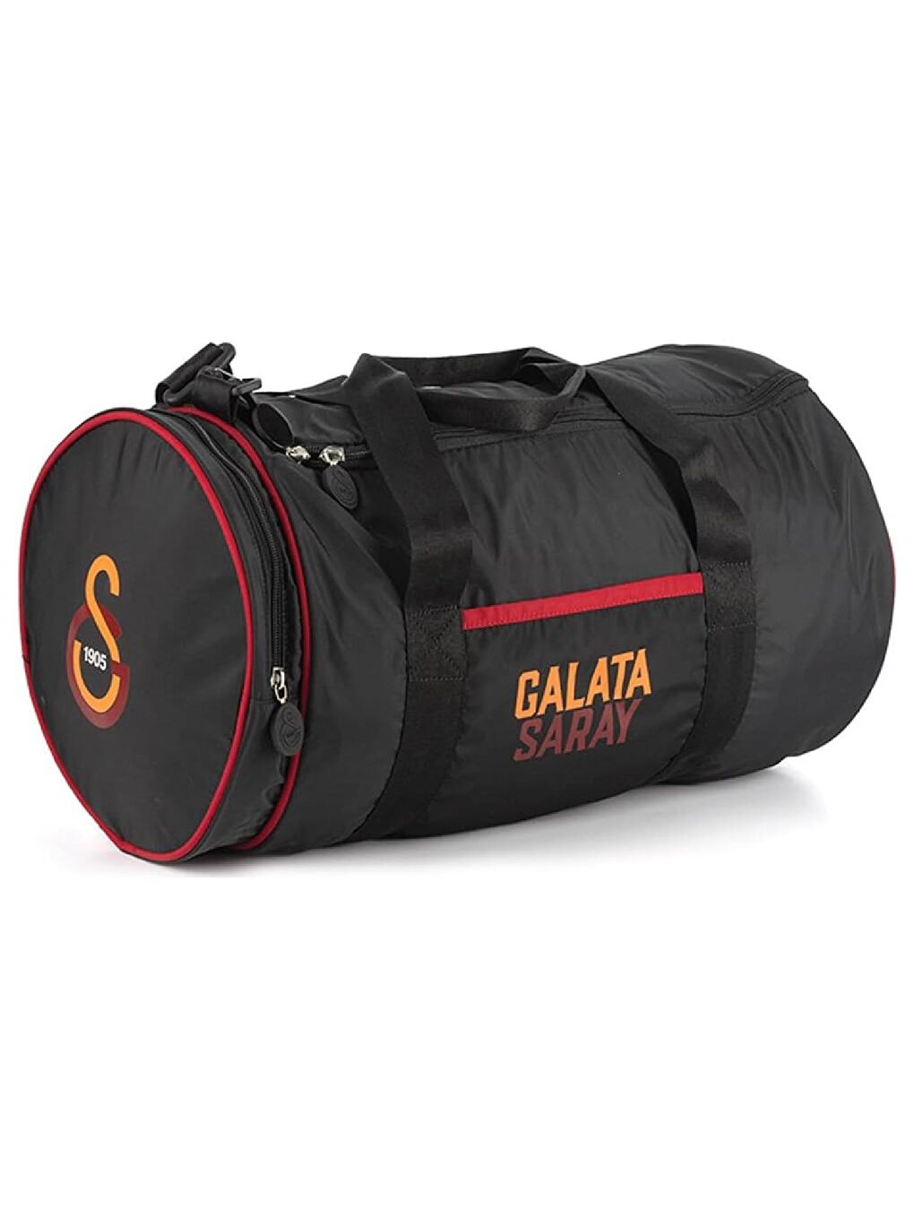 2 Bölmeli Silindir Spor Çantası Siyah (23548)