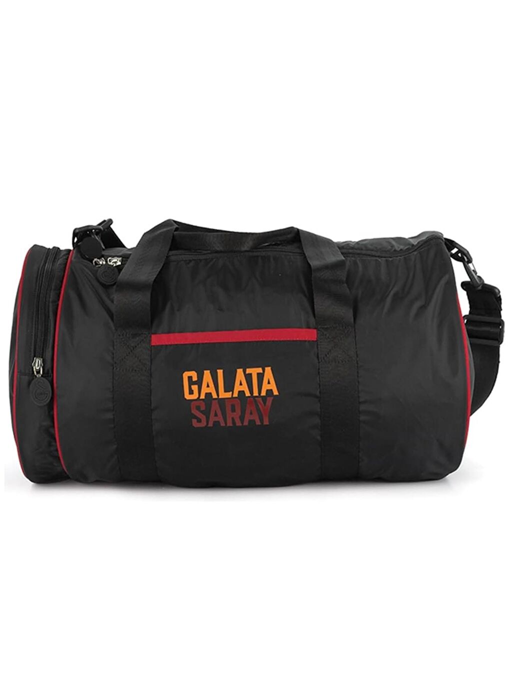 2 Bölmeli Silindir Spor Çantası Siyah (23548)-1