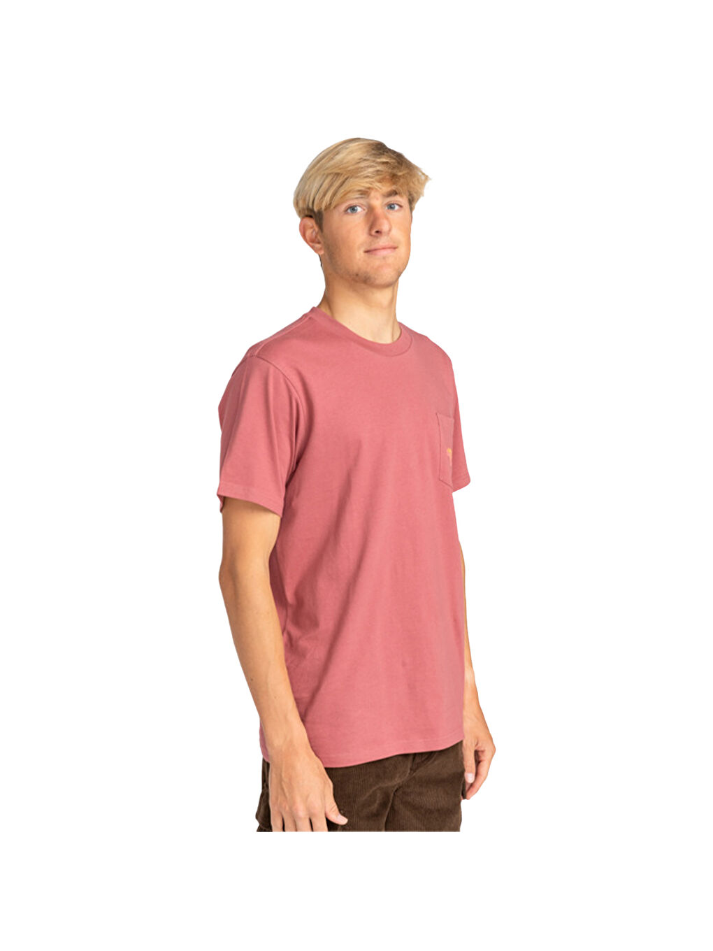 Stacked Arch Pkt Erkek Pembe Tişört-4