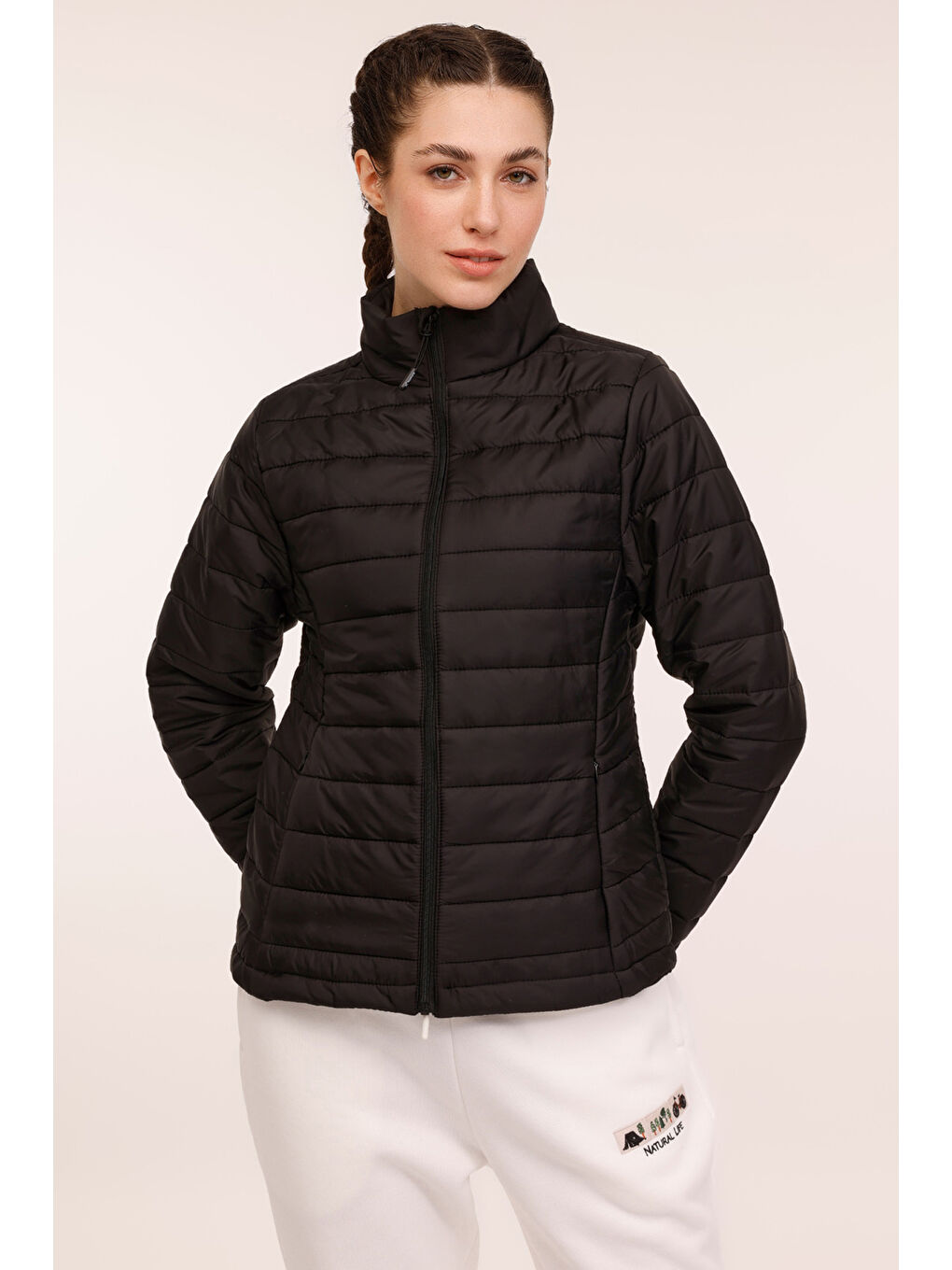 WB PADDED 1SN659 4PR Siyah Kadın Mont