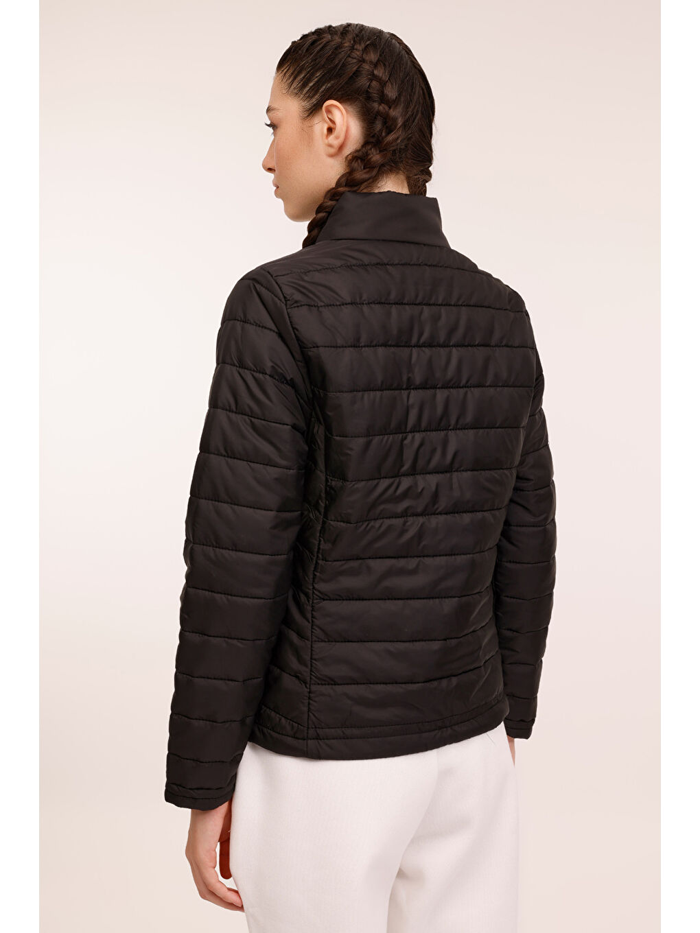 WB PADDED 1SN659 4PR Siyah Kadın Mont-1