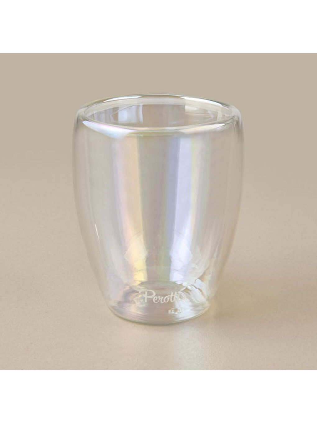 Renksiz Colors Çift Cidarlı Bardak - Şeffaf - 350 ml