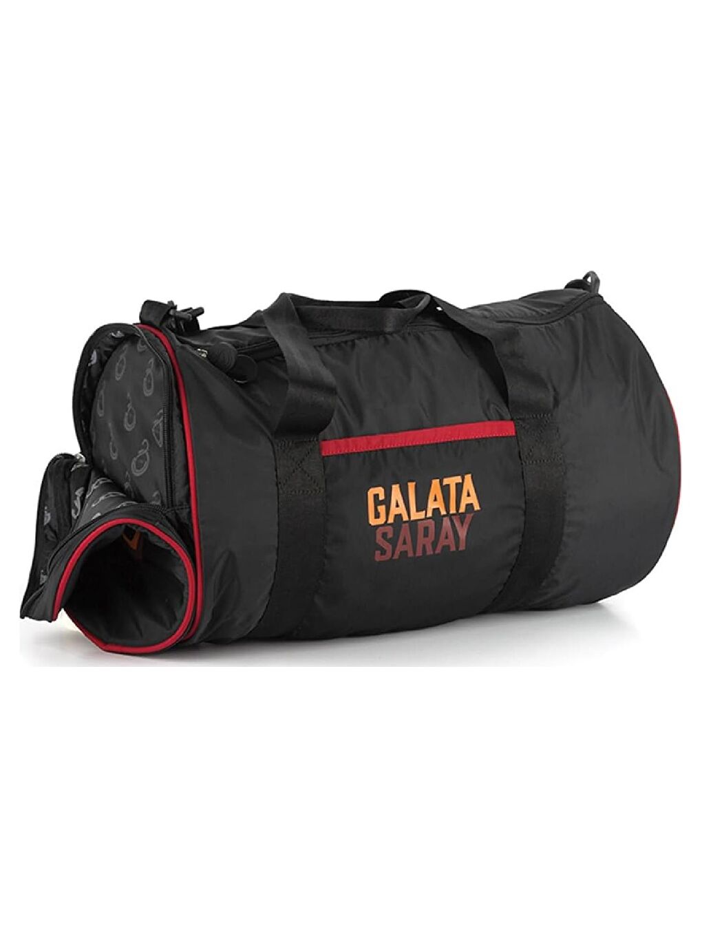 2 Bölmeli Silindir Spor Çantası Siyah (23548)-3