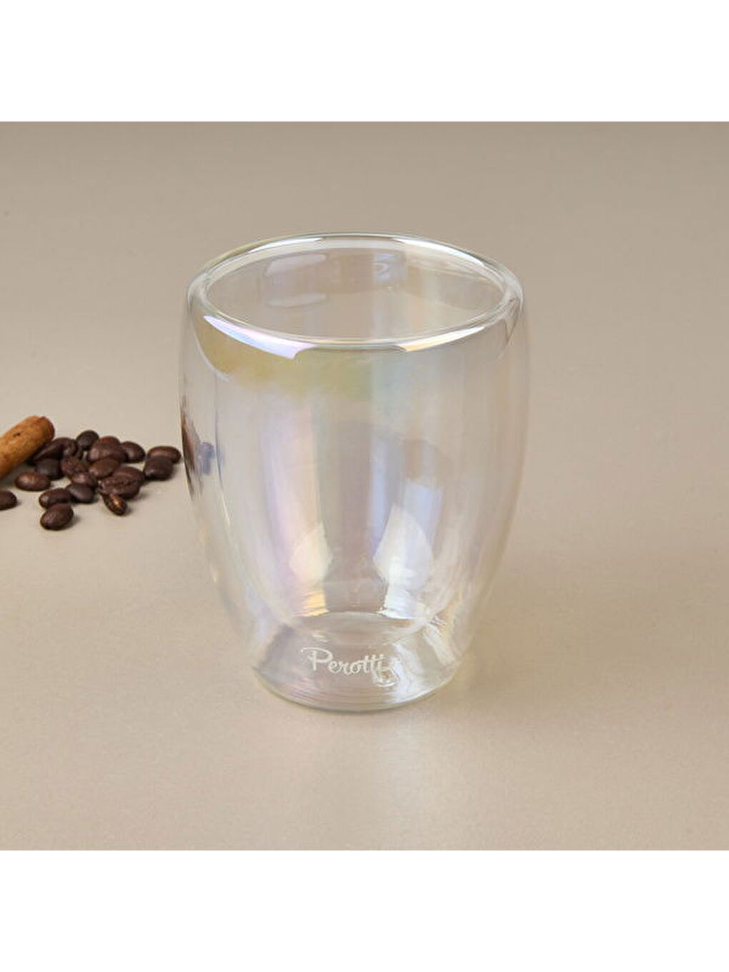 Renksiz Colors Çift Cidarlı Bardak - Şeffaf - 350 ml-1