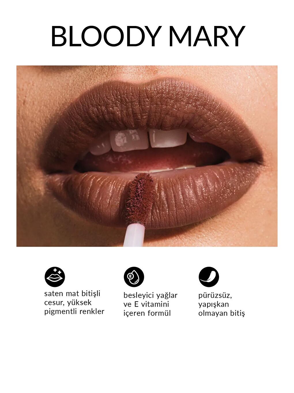 Ultra Colour Ultra Likit Mat Ruj 7 Ml. Bloody Mary-2