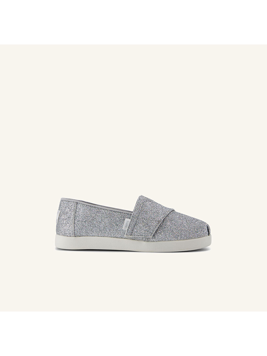 Gri Kız Çocuk Gümüş Babet Espadril