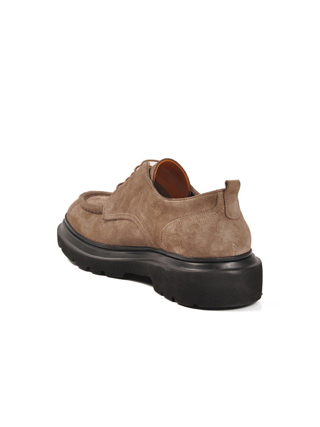 Bej Vizon Nubuk Hakiki Deri Erkek Casual Ayakkabı 54083 M-3