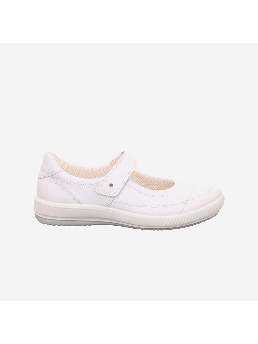 Kadın Beyaz Cırt Cırtlı Sandalet