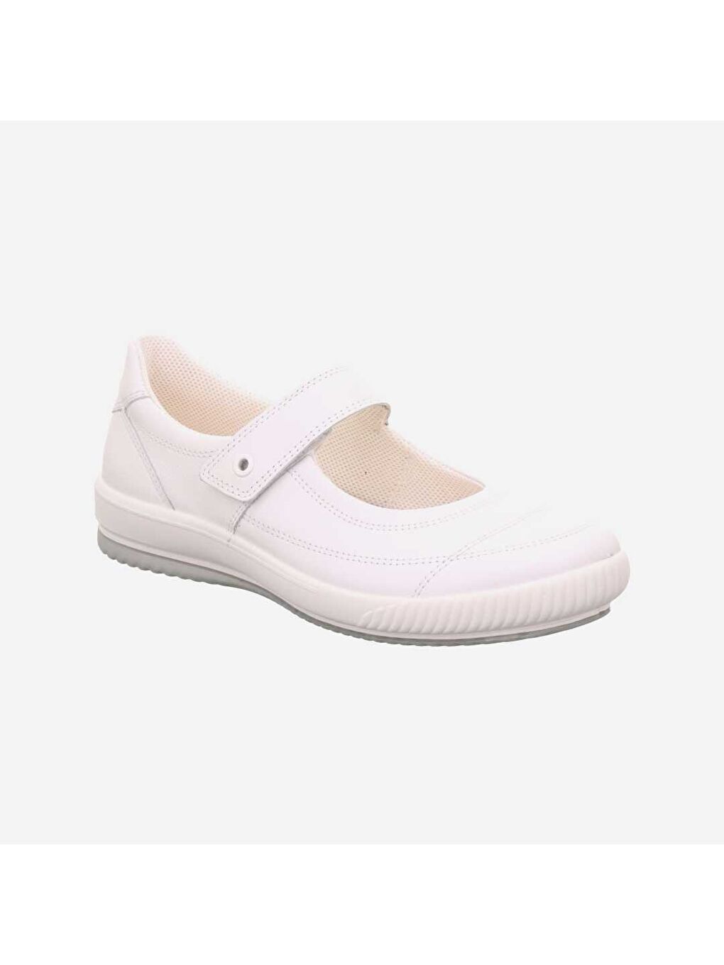 Kadın Beyaz Cırt Cırtlı Sandalet-1