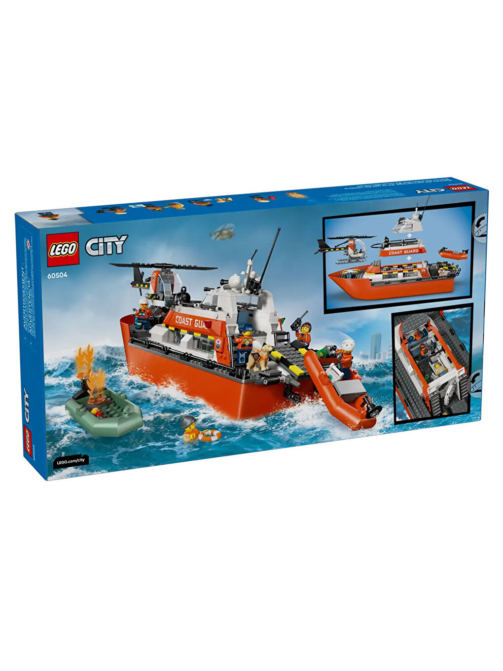 City Sahil Güvenlik Kurtarma Botu ve Helikopteri 60504-1
