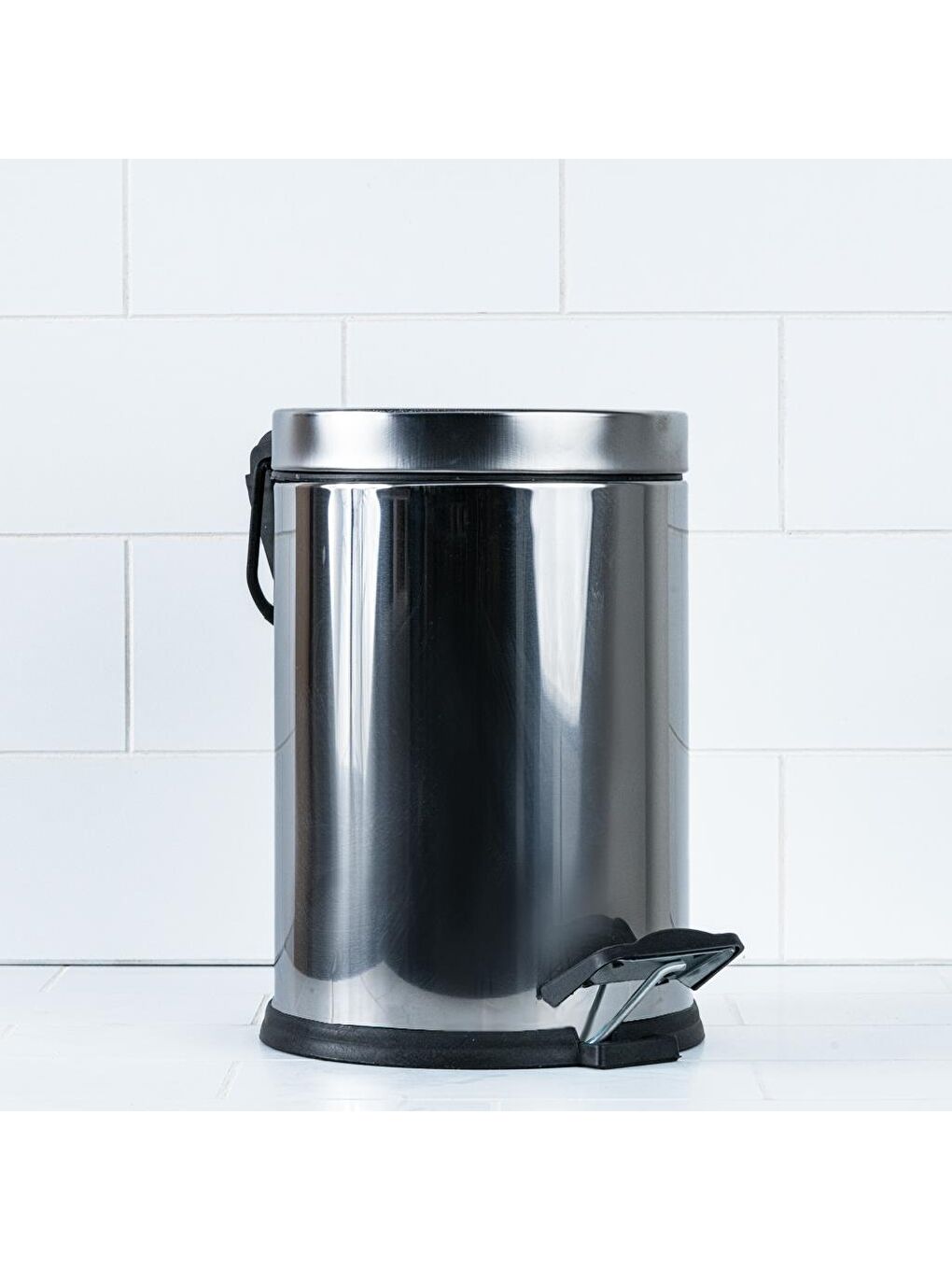 Bluenity Renksiz Star Micro Paslanmaz Çöp Kovası 16 LT - Krom