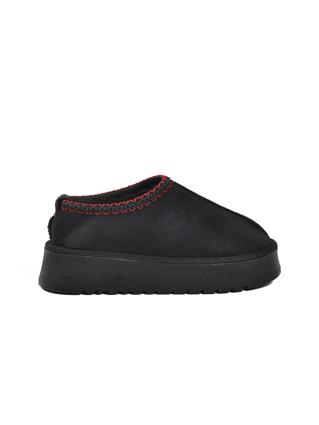 Siyah İçi Kürklü Kadın Casual Ayakkabı U-50 Z