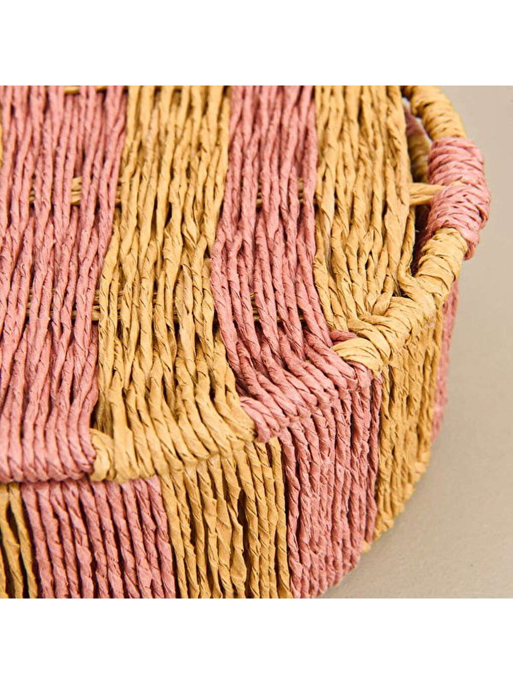 Earthy Hues Saklama Kutusu - Bej - 15x5 cm-1