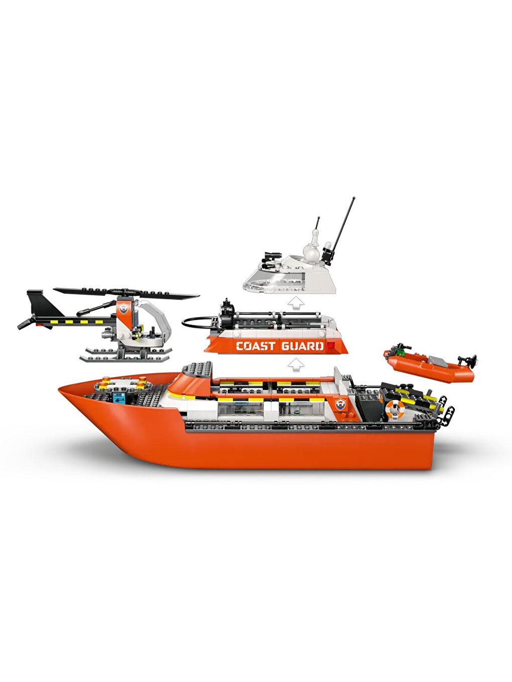 City Sahil Güvenlik Kurtarma Botu ve Helikopteri 60504-3