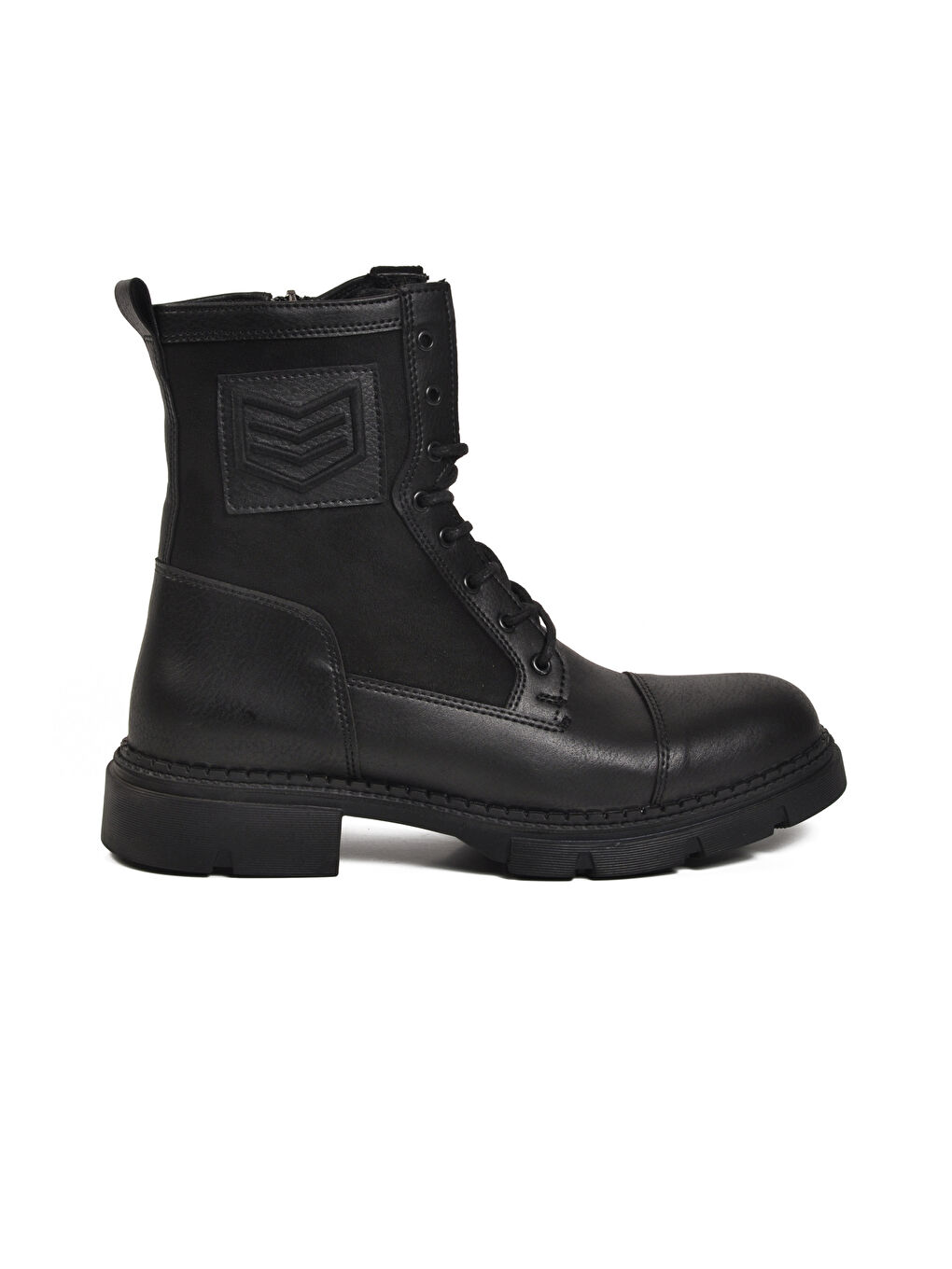 Siyah Bağcıklı Polarlı Kaymaz Taban Erkek Bot 638 M