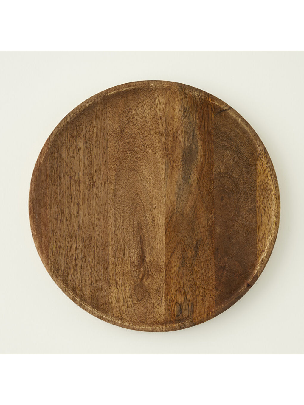 Kahverengi Wooden Mango Sunum Tabağı Naturel (30 cm)-1