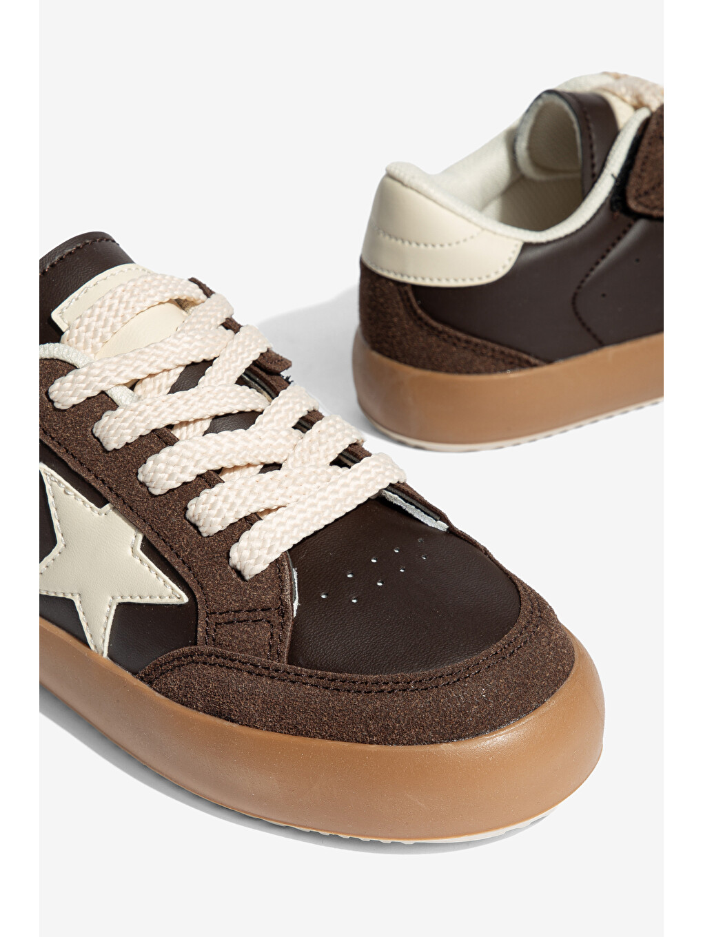 Kahverengi Kids Zeer Çocuk Unisex Günlük Ortopedik Sneaker Spor Ayakkabı-1