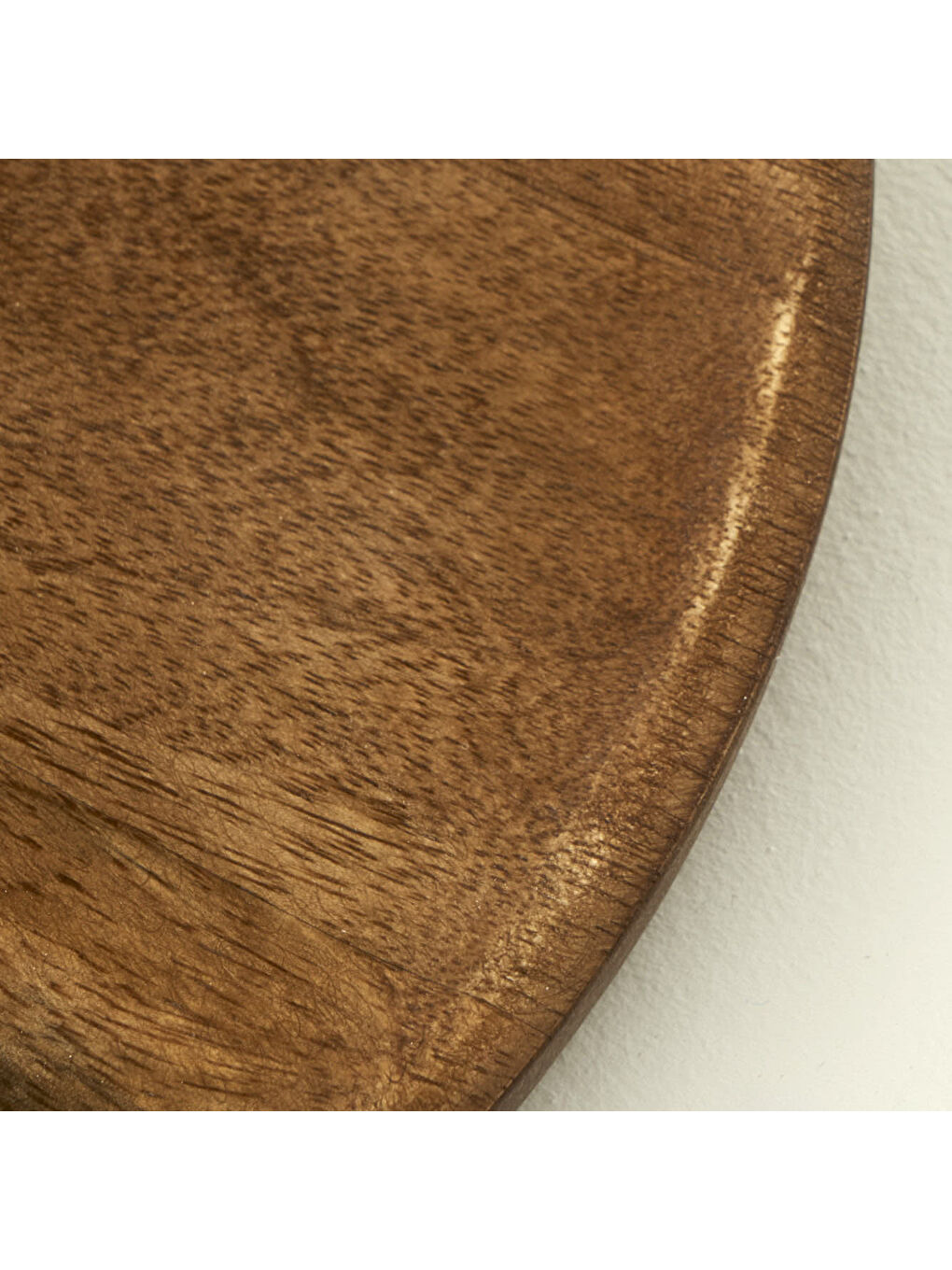 Kahverengi Wooden Mango Sunum Tabağı Naturel (30 cm)-3