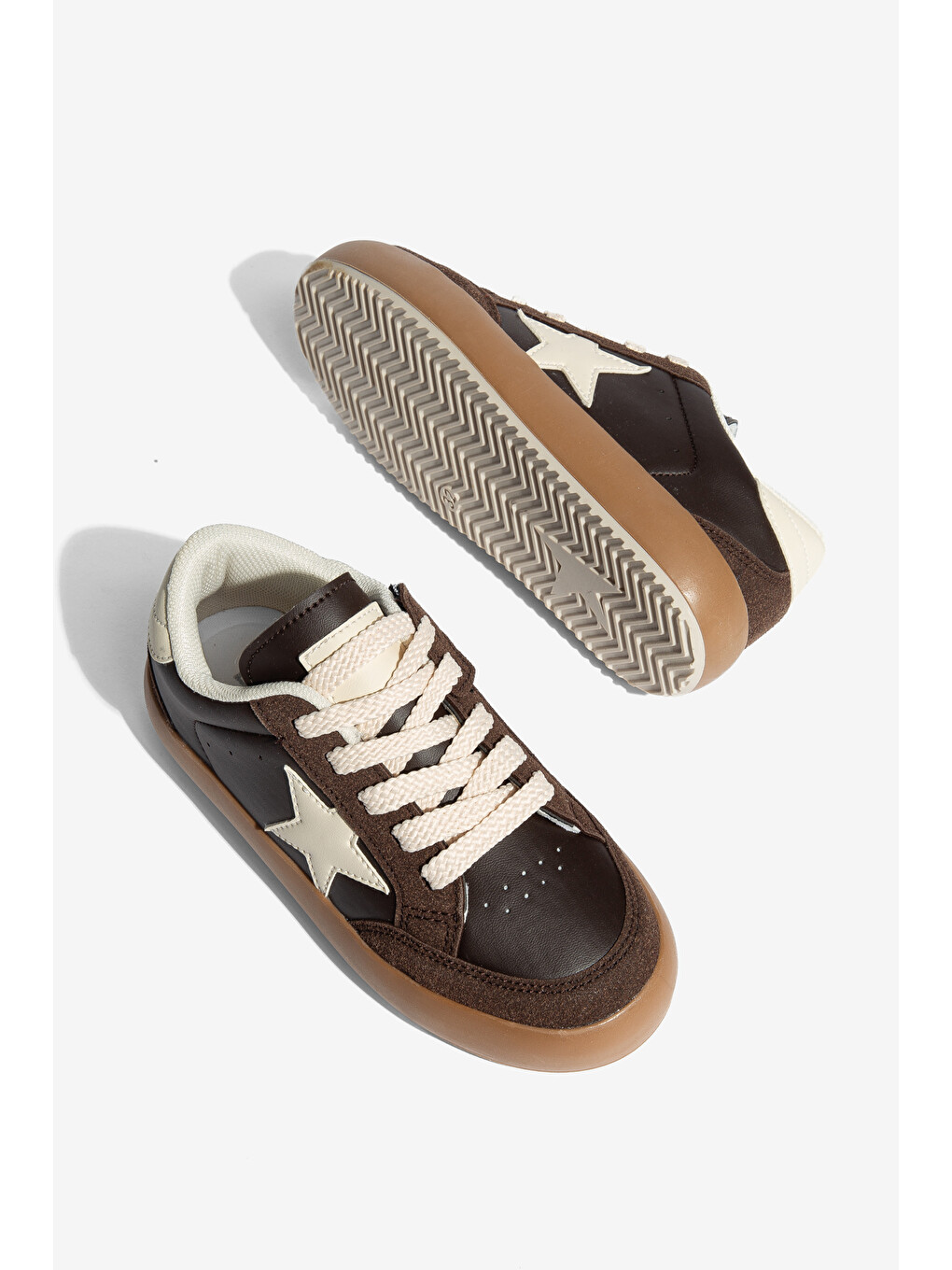 Kahverengi Kids Zeer Çocuk Unisex Günlük Ortopedik Sneaker Spor Ayakkabı-2