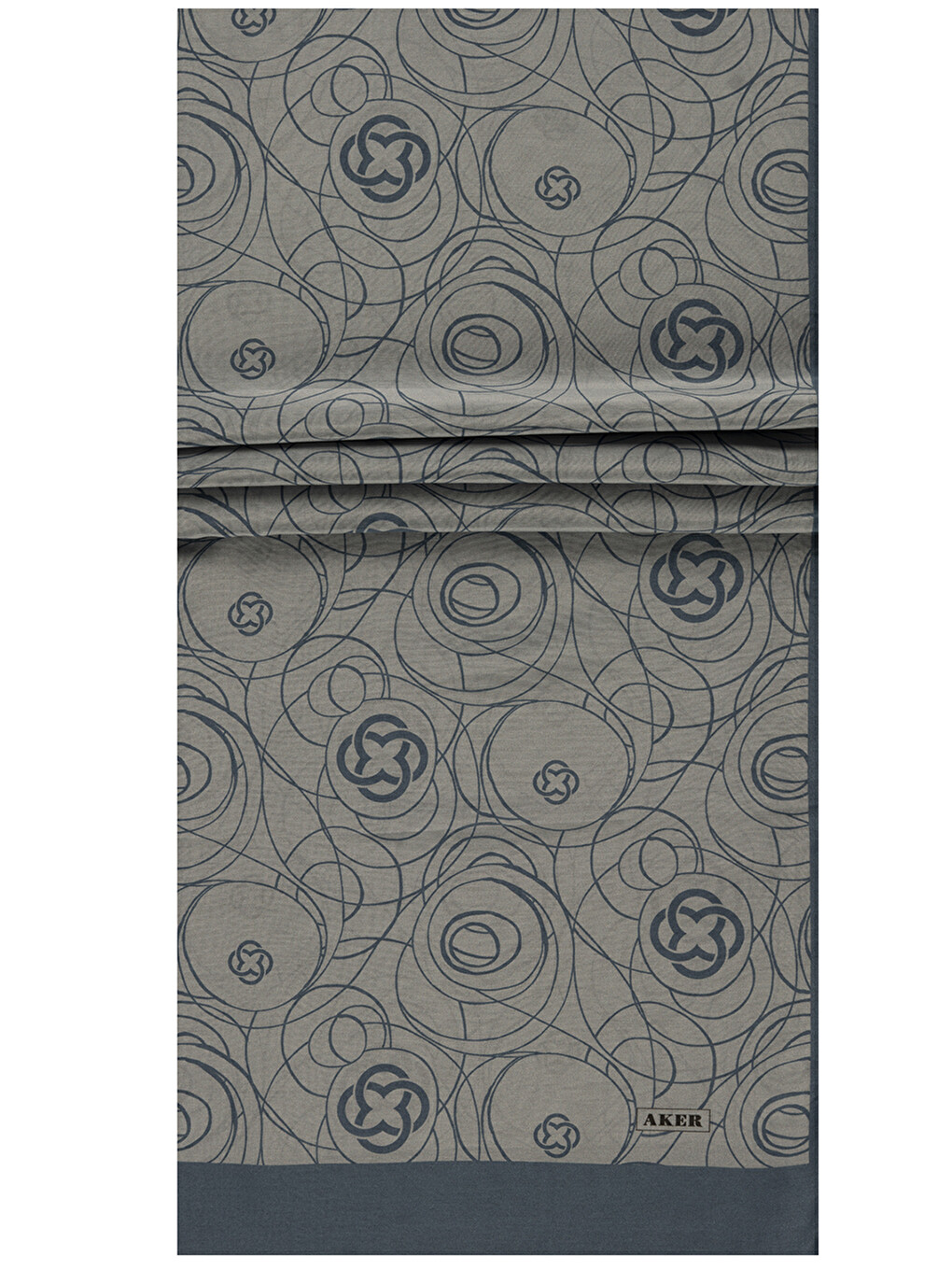 Mavi 75x200 İpek Pamuk Şal