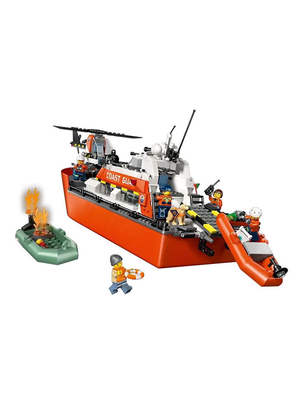 City Sahil Güvenlik Kurtarma Botu ve Helikopteri 60504-5