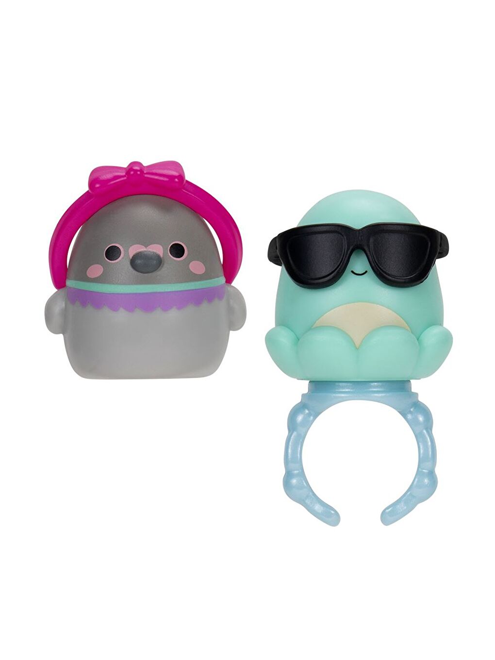 Squish-a-longs 8 Figür + Yüzük Set Seri 2 AL0024-3