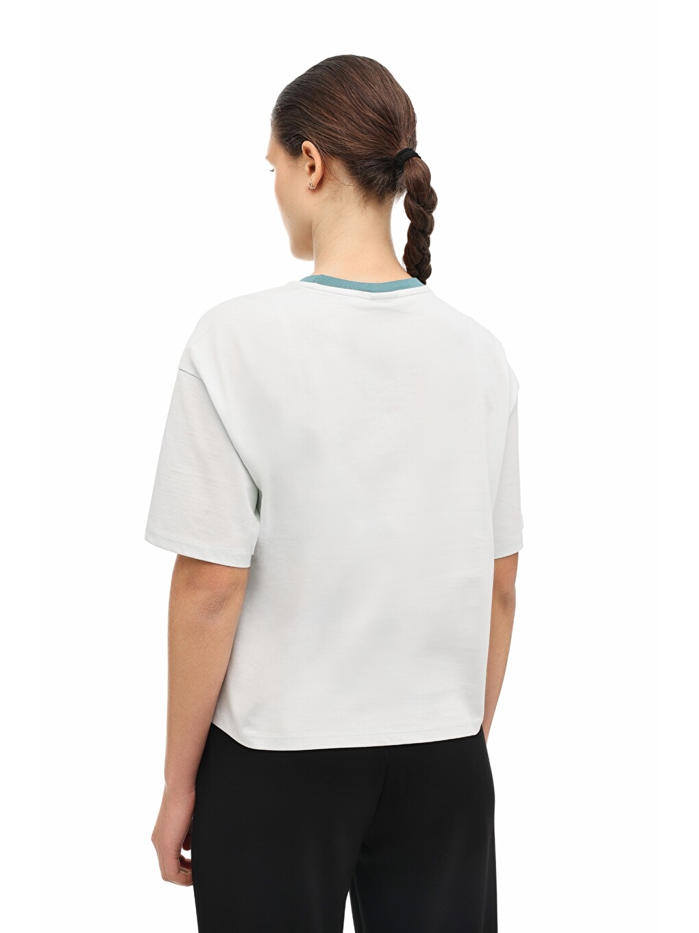 Yeşil Wl 11merybel-tsh2 6fx Mint Kadın Kısa Kol T-shirt-1